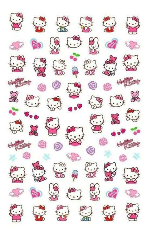 Hello Kitty Stickers En 2023 Pegatinas Bonitas Hello Kitty