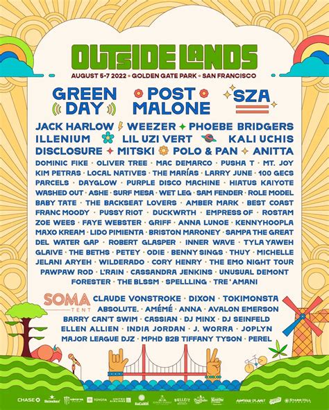 Outside Lands Announces 2022 Lineup Beyond The Stage Magazine