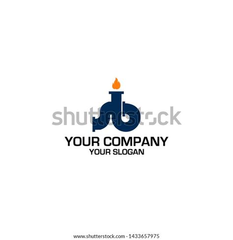 Sb Plumbing Heating Logo Design Vector Stock Vector Royalty Free