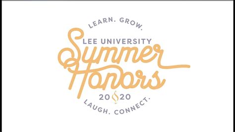 Lee University Summer Honors 2020 Youtube