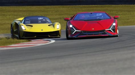 Lotus Evija 2020 Vs Lamborghini Sian 2020 At Brands Hatch Youtube