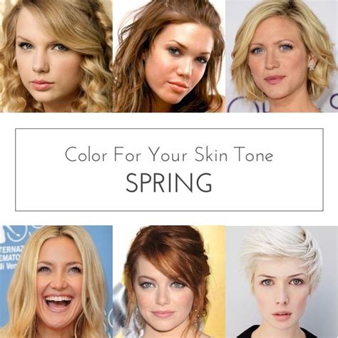 Colors For Your Skin Tone Spring Skin Tone Hair Color Warm Skin