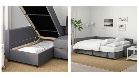 This Couch With Hidden Storage Transforms Into A Full Size Bed