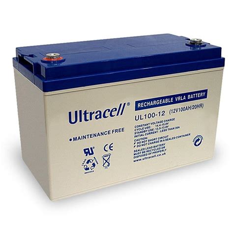 Vrla Battery Ultracell 12 V 100 Ah Ul100 12