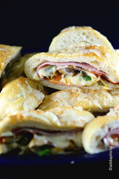 How To Make Stromboli Recipe Cooking Add A Pinch Recipes Cooking