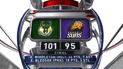 Jul 04, 2021 · für die phoenix suns oder die milwaukee bucks endet zum abschluss dieser saison eine lange durststrecke in der nba. Milwaukee Bucks vs Phoenix Suns- December 20,2015 - YouTube