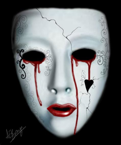 Crying Behind The Mask By Anna Elizabeth On Deviantart