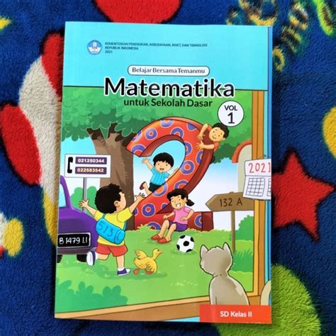 Jual Original Buku Belajar Bersama Temanmu Matematika Kelas 2 Vol 1 Sd