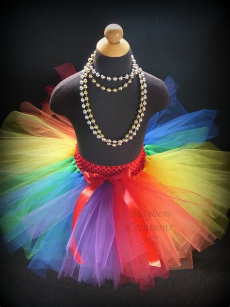 Rainbow Tutu Skirt Mayhem Creations
