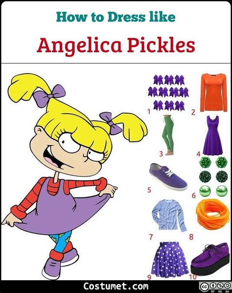 Angelica Pickles Costume Rugrats For Cosplay And Halloween 2023