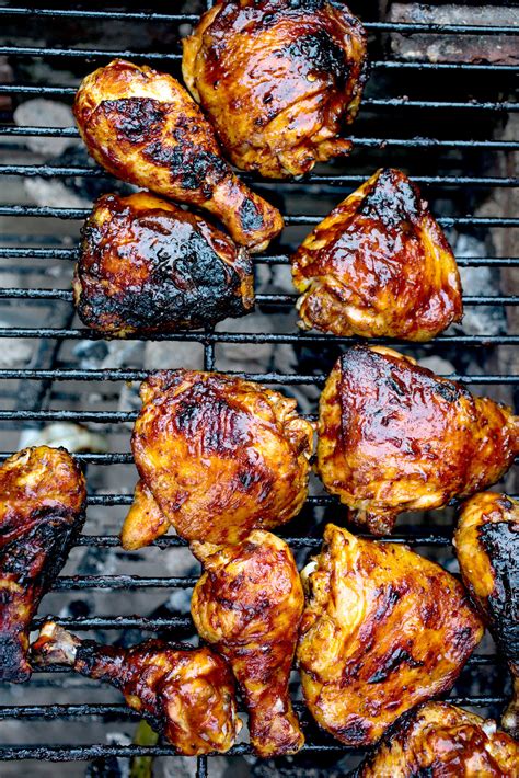 Pour bbq sauce over chicken. Barbecued Chicken Recipe - NYT Cooking