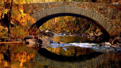 Free Download Stone Bridge In The Fall Wallpaper Mixhd Wallpapers