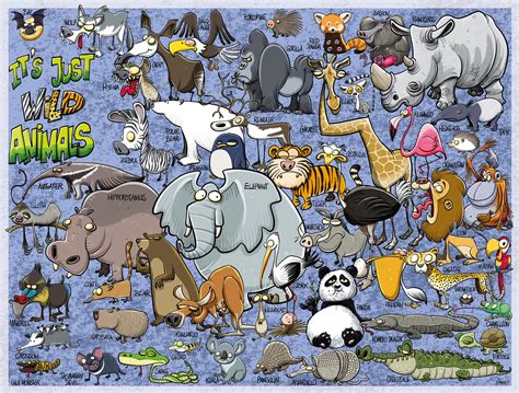 Its Justwild Animals 1000 Piece Jigsaw Puzzle All Jigsaw Puzzles