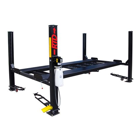 Race Tools Direct 9 000 Lb 4 Post Storage Lift Extra Tall Long
