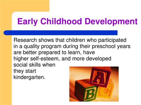 Ppt Early Childhood Development Powerpoint Presentation Free