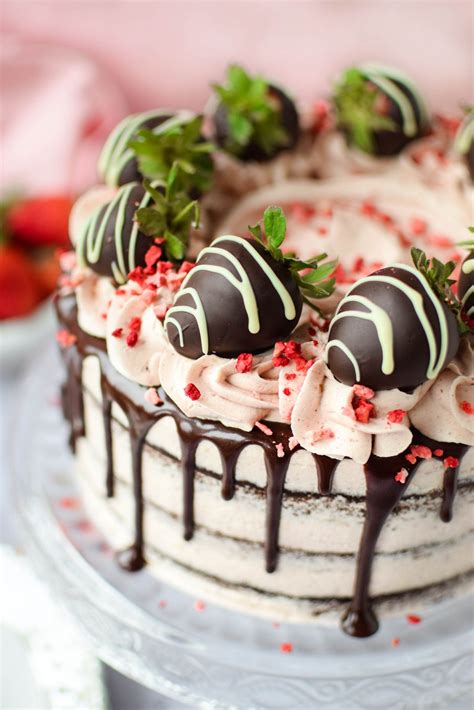 Chocolate Strawberry Cake Katie Cakes