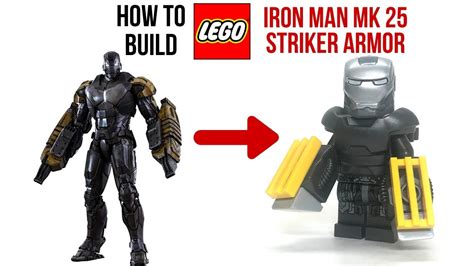How To Build Lego Iron Man Striker Mk 25 Armor Youtube