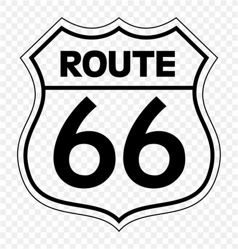 Us Route 66 Road Drawing Clip Art Png 1008x1054px Us Route 66