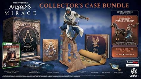 Assassins Creed Mirage Collectors Case Bundle Gamestop Exclusive