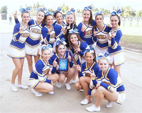 Foothill High Jv Competition Cheer Squad Takes First Place At First Usa