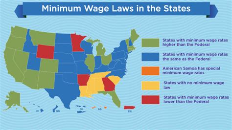 States With Highest Lowest Minimum Wages Abc News