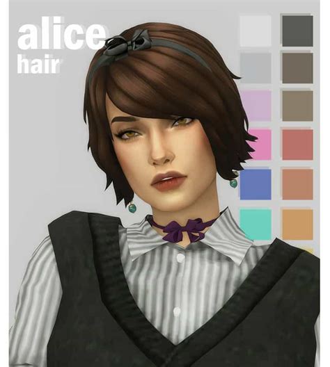 Pin Em Sims 4 Female Hair