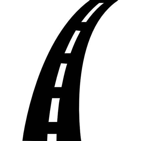 Free Icon Road Slight Curve