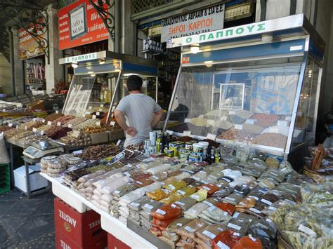 Varvakios Agora Spices Market In Viaggio Atene