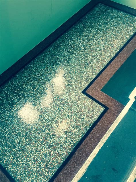 Restoring The Appearance Of Terrazzo Floor Tiles Stone Cleaning And