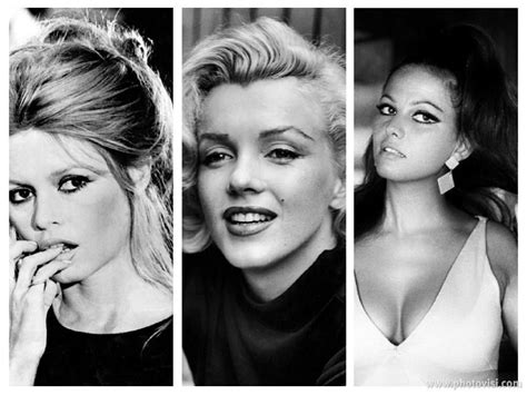 Brigitte Bardot Marilyn Monroe And Claudia Cardinale My Three Idols Brigitte Bardot Bardot