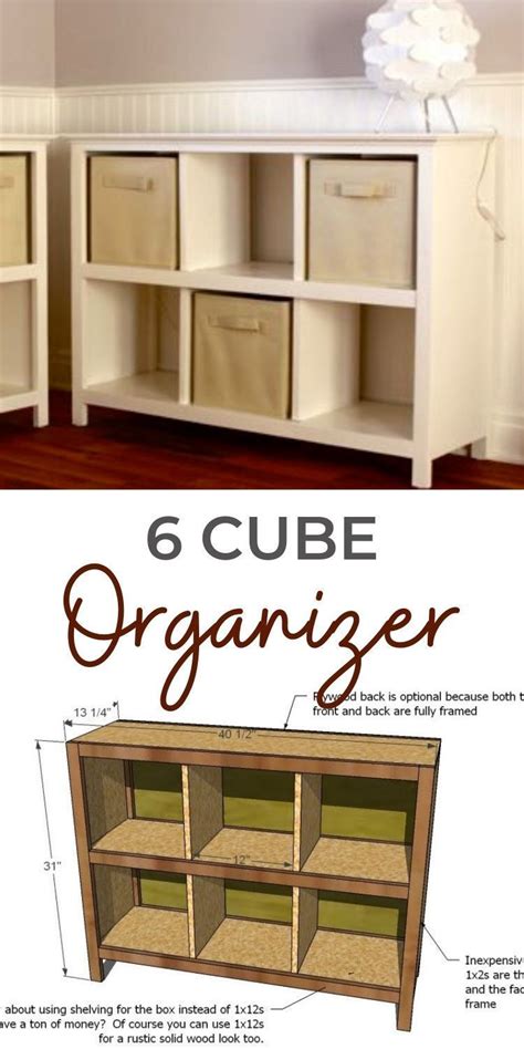 6 Cube Organizer Diy Furniture Plans Cube Organizer 6 Cube Organizer
