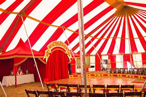 circus wedding carnival tent circus tent