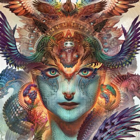 Dharma Dragon Android Jones Visionary Art Psychedelic Art