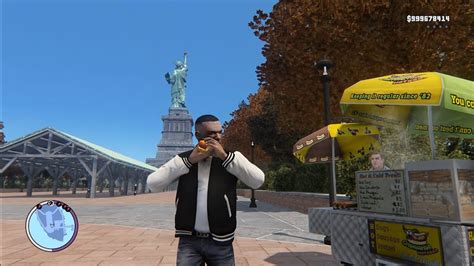 Gta Tbogt The Statue Of Happiness Rampage Six Star Escape Youtube