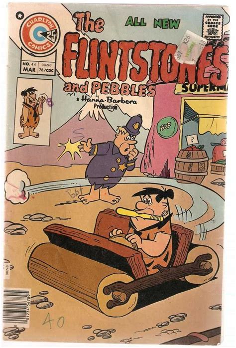 Flintstones 1970 Series 44 Charlton Comics March 1976 Gd