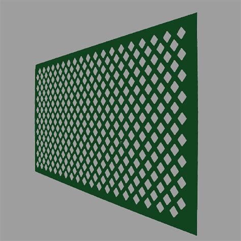 Green Plastic Lattice Panel For Fencing Purposes At Rs 145sq Ft In