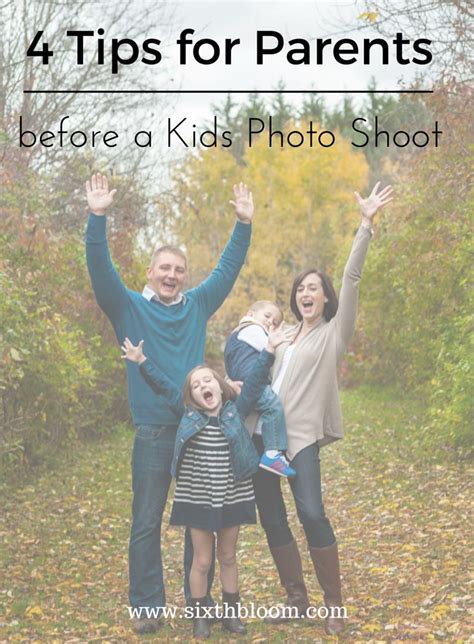 4 Tips To Give Parents Before A Childrens Session Sixth Bloom