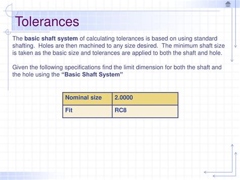 Ppt Tolerance Calculations Powerpoint Presentation Free Download