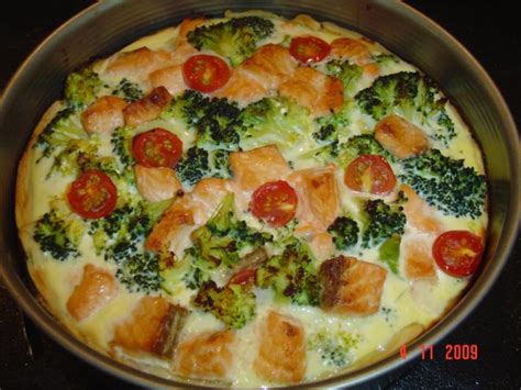 Check spelling or type a new query. Quiche mit Broccoli und Lachs - Rezept mit Bild - kochbar.de