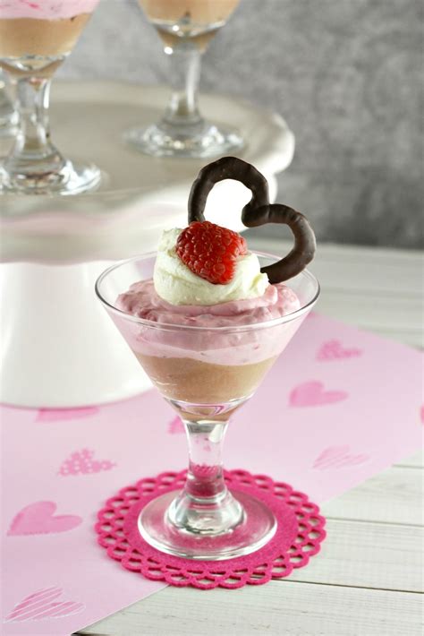 Valentines Day Chocolate Raspberry Cream Cheese Mousse Recipe