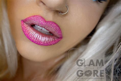 Girly Pink Glitter Barbie Lips For More Makeup Looks And Tutorials