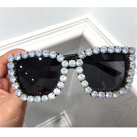 9 design luxury sunglasses women square vintage sunglasses bling rhinestone sun glasses for