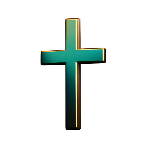 Christian Cross 3d Rendering Icon Illustration 28856432 Png
