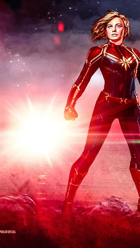 Free Download Mobile Wallpapers Captain Marvel 2019 3d Iphone Wallpaper