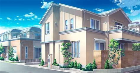 Anime Scenery Building Casa Anime Cenário Anime Fundo De Animação
