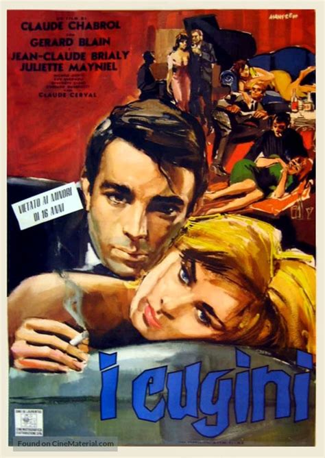 Les Cousins 1959 Italian Movie Poster