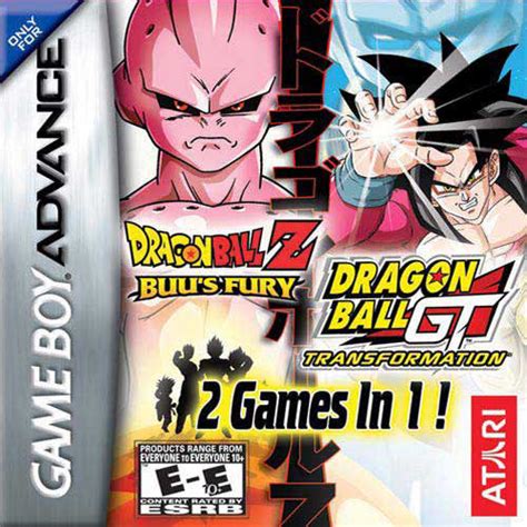 Nintendo gameboy advance (gba) ( download emulator ). 2 in 1 - Dragon Ball Z - Buu's Fury & Dragon Ball GT ...