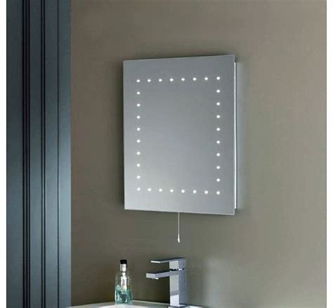 Minisun Modern Ultra Slim Illuminated Led Bathroom Bevelled Wall Mirror Light Ip44 Rated