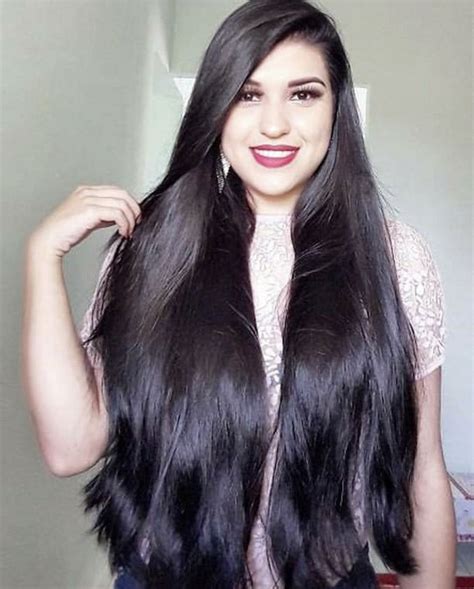 Hairstyle Review And Pictures Long Dark Silky Hairsty