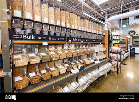 June 20 2019 Cupertino Ca Usa Bulk Section In A Whole Foods